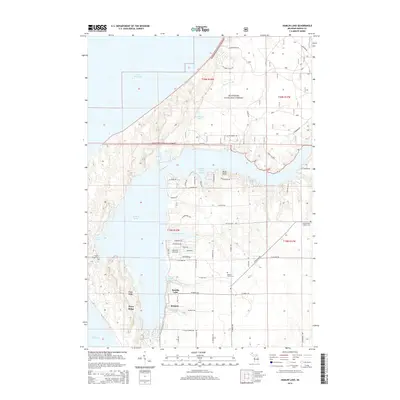 2014 Map of Hamlin Lake, 2014 Print