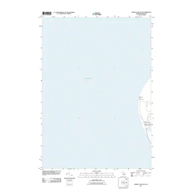 2011 Map of Hamlin Lake OE W, 2011 Print