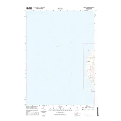 2014 Map of Hamlin Lake OE W, 2014 Print