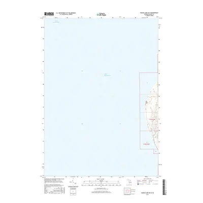2017 Map of Hamlin Lake OE W, 2017 Print