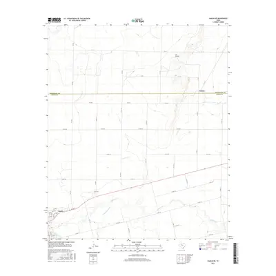 2016 Map of Hamlin NE, 2016 Print