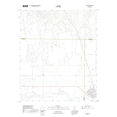 2019 Map of Hamlin NW, 2019 Print