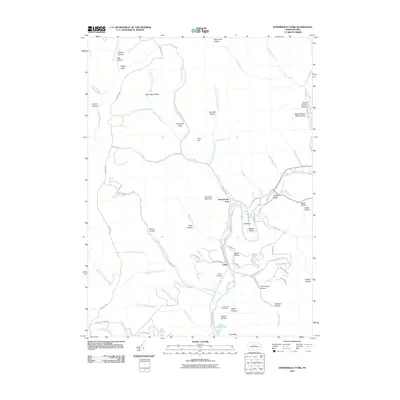 2010 Map of Hammersley Fork, 2010 Print
