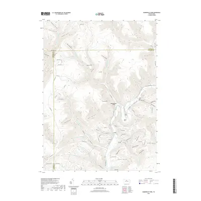 2019 Map of Hammersley Fork, 2019 Print