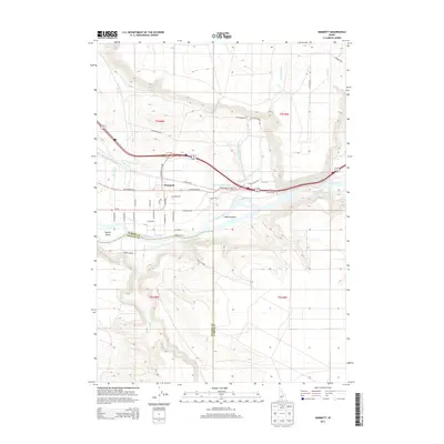 2013 Map of Hammett, 2013 Print