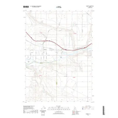 2020 Map of Hammett, 2020 Print