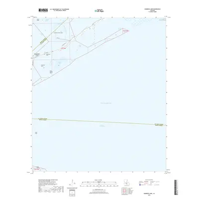 2018 Map of Hammock Lake, 2018 Print