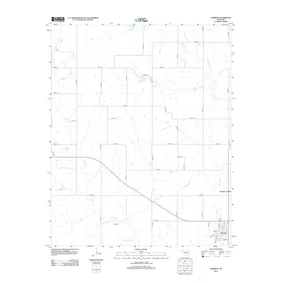 2012 Map of Hammon, 2012 Print