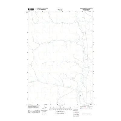 2011 Map of Hammond Draw NW, 2011 Print