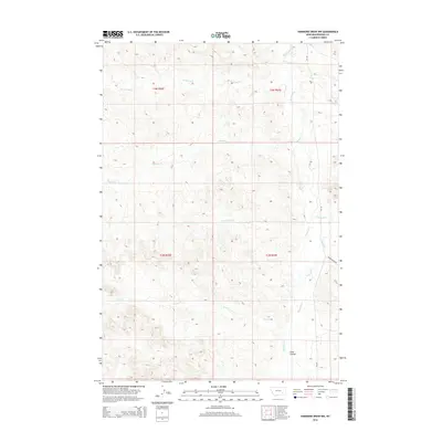 2014 Map of Hammond Draw NW, 2014 Print