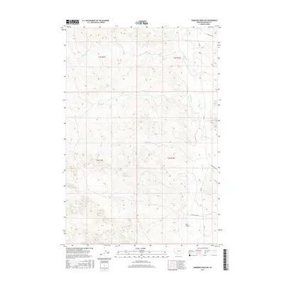 2017 Map of Hammond Draw NW, 2017 Print