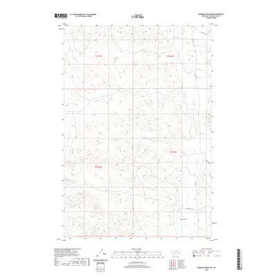 2020 Map of Hammond Draw NW, 2020 Print
