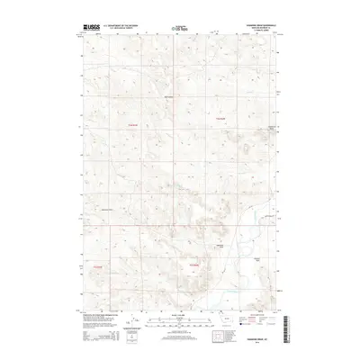 2014 Map of Hammond Draw, 2014 Print