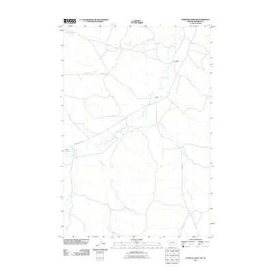 2011 Map of Hammond Draw SW, 2011 Print