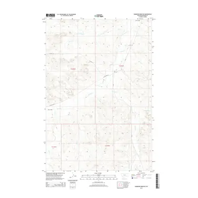 2014 Map of Hammond Draw SW, 2014 Print