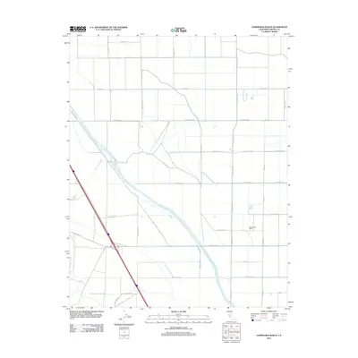 2012 Map of Hammonds Ranch, 2012 Print