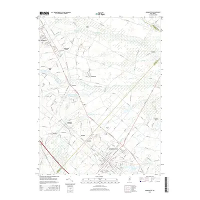 2016 Map of Hammonton, 2016 Print