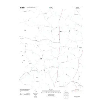 2013 Map of Hammonville, 2013 Print