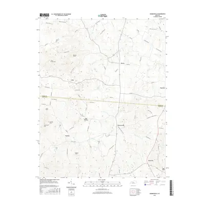 2016 Map of Hammonville, 2016 Print