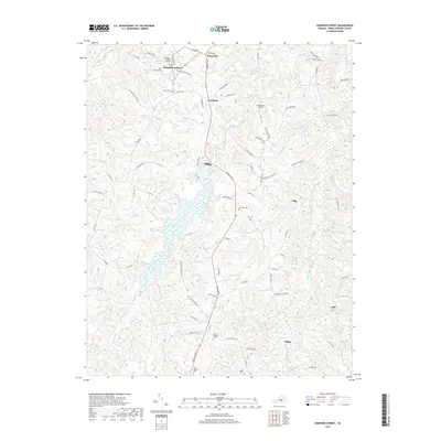 2019 Map of Hampden Sydney, 2019 Print