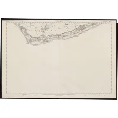 1862 Map of Hampshire & Isle of Wight C, 1866 Print