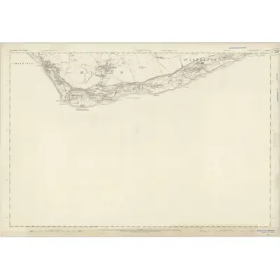 1862 Map of Hampshire & Isle of Wight C, 1866 Print
