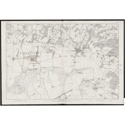 1873 Map of Hampshire & Isle of Wight IX, 1877 Print