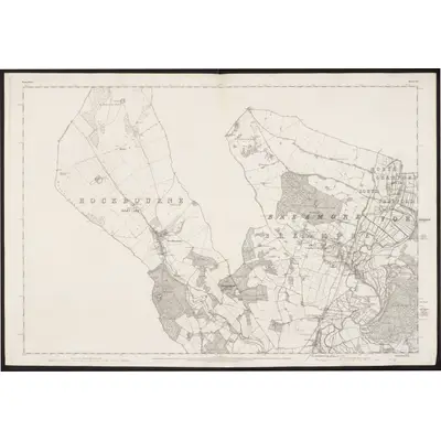 1871 Map of Hampshire & Isle of Wight LIV, 1872 Print