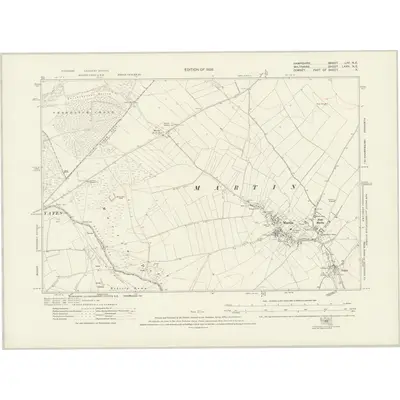 1924 Map of Hampshire & Isle of Wight LIVA.NE, 1926 Print