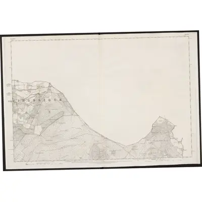 1871 Map of Hampshire & Isle of Wight LV, 1872 Print
