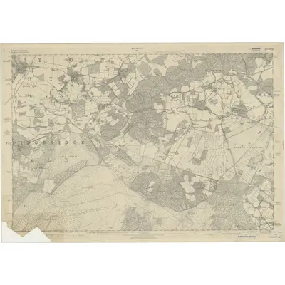 1871 Map of Hampshire & Isle of Wight LV, 1872 Print