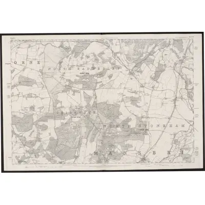 1867 Map of Hampshire & Isle of Wight LVII, 1872 Print