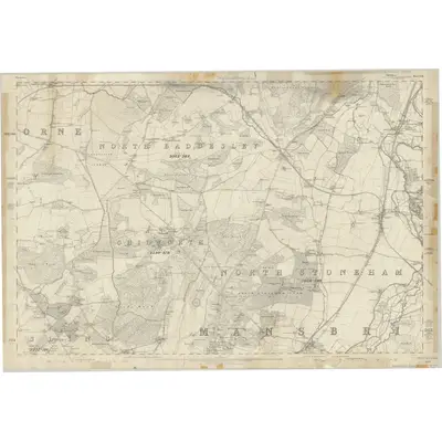 1867 Map of Hampshire & Isle of Wight LVII, 1872 Print