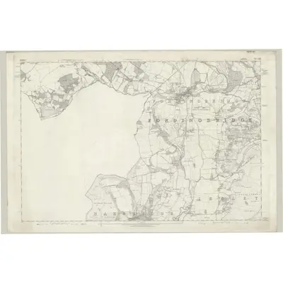 1870 Map of Hampshire & Isle of Wight LXII, 1872 Print