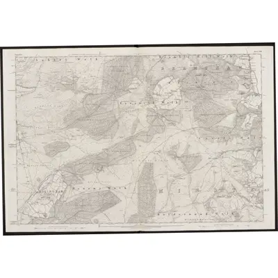 1869 Map of Hampshire & Isle of Wight LXIII, 1872 Print