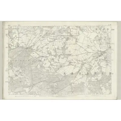 1869 Map of Hampshire & Isle of Wight LXIV, 1872 Print