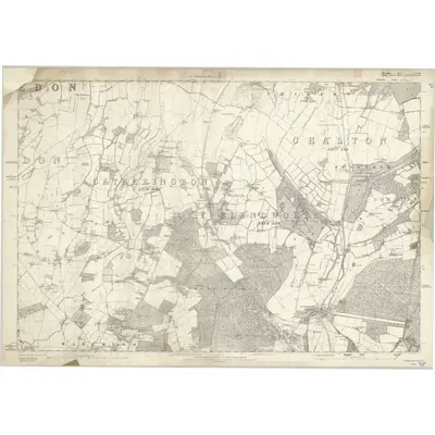 1867 Map of Hampshire & Isle of Wight LXVIII, 1870 Print