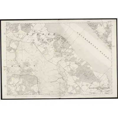 1866 Map of Hampshire & Isle of Wight LXXIII, 1870 Print