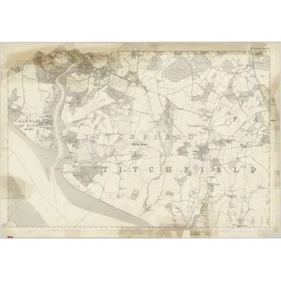 1859 Map of Hampshire & Isle of Wight LXXIV, 1870 Print
