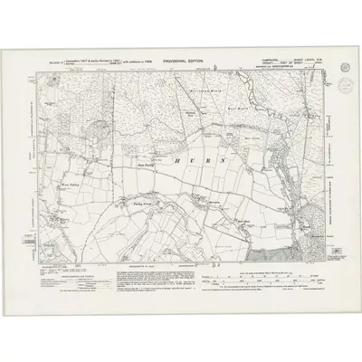 1938 Map of Hampshire & Isle of Wight LXXVIII.SW, 1943 Print