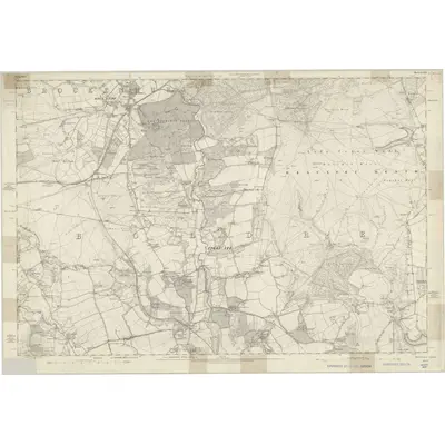 1867 Map of Hampshire & Isle of Wight LXXX, 1871 Print