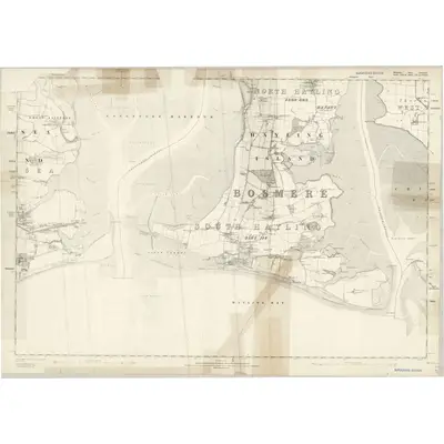 1866 Map of Hampshire & Isle of Wight LXXXIV, 1871 Print