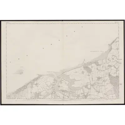1862 Map of Hampshire & Isle of Wight LXXXIX, 1866 Print