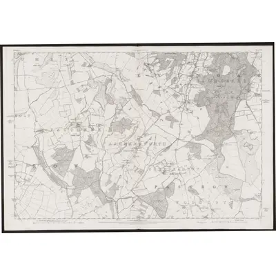 1873 Map of Hampshire & Isle of Wight VIII, 1877 Print