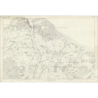 1863 Map of Hampshire & Isle of Wight XC, 1866 Print