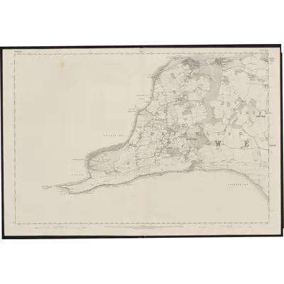 1862 Map of Hampshire & Isle of Wight XCIII, 1866 Print