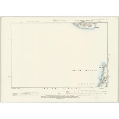 1896 Map of Hampshire & Isle of Wight XCIII.NW, 1898 Print
