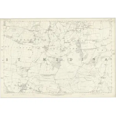 1862 Map of Hampshire & Isle of Wight XCIV, 1866 Print