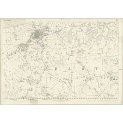 1863 Map of Hampshire & Isle of Wight XCV, 1866 Print