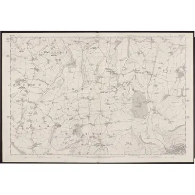 1862 Map of Hampshire & Isle of Wight XCVIII, 1866 Print